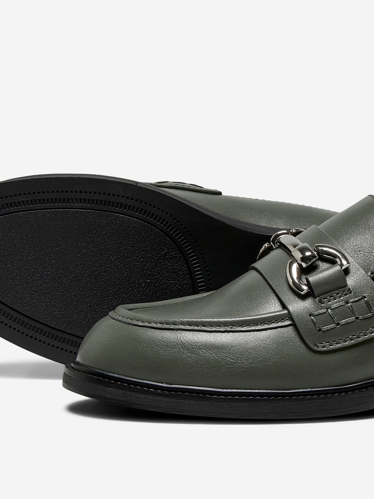 ONLY Rund tå Loafers -Sea Moss - 15304719