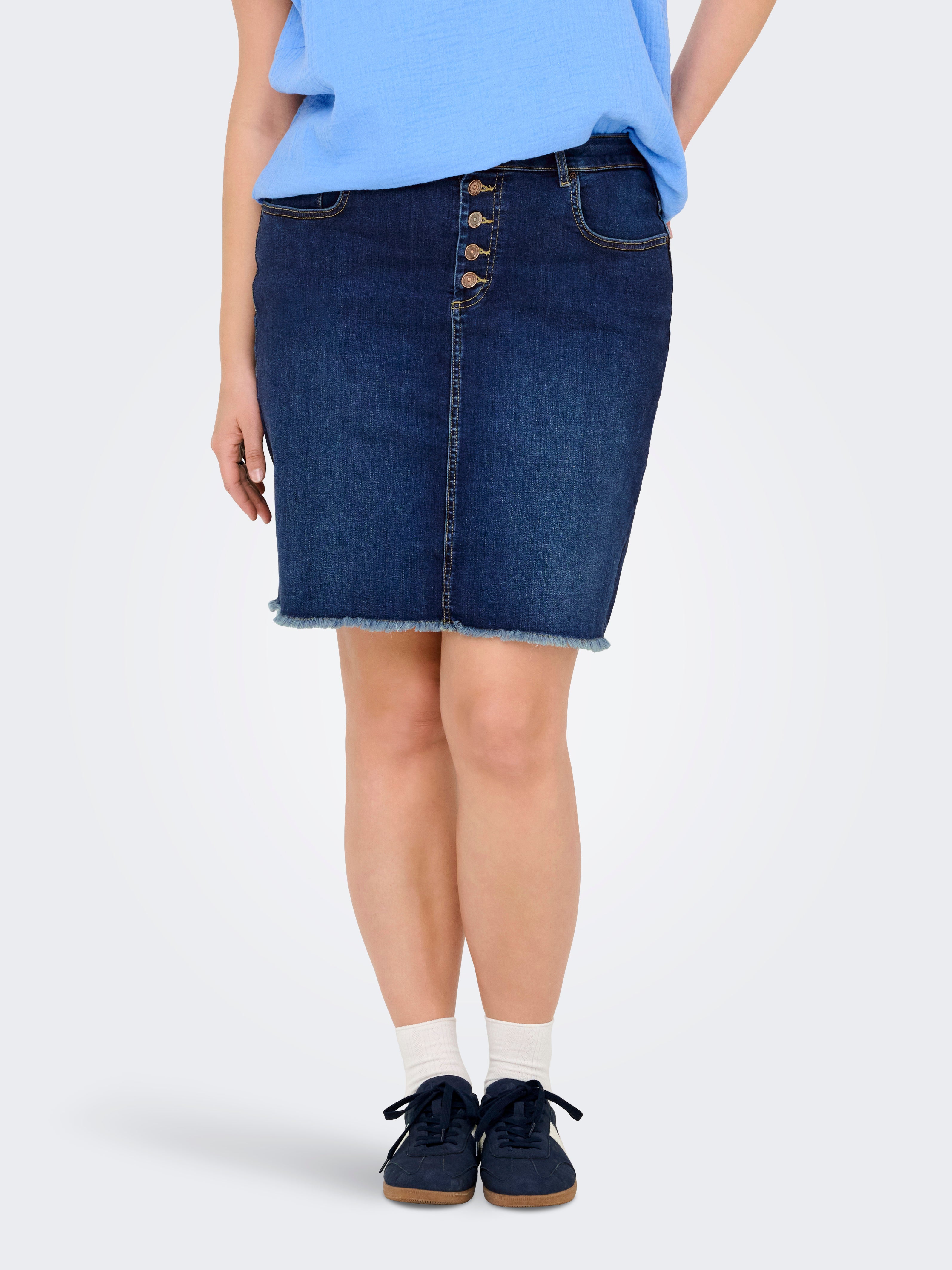 Carwilly Denim Midirock