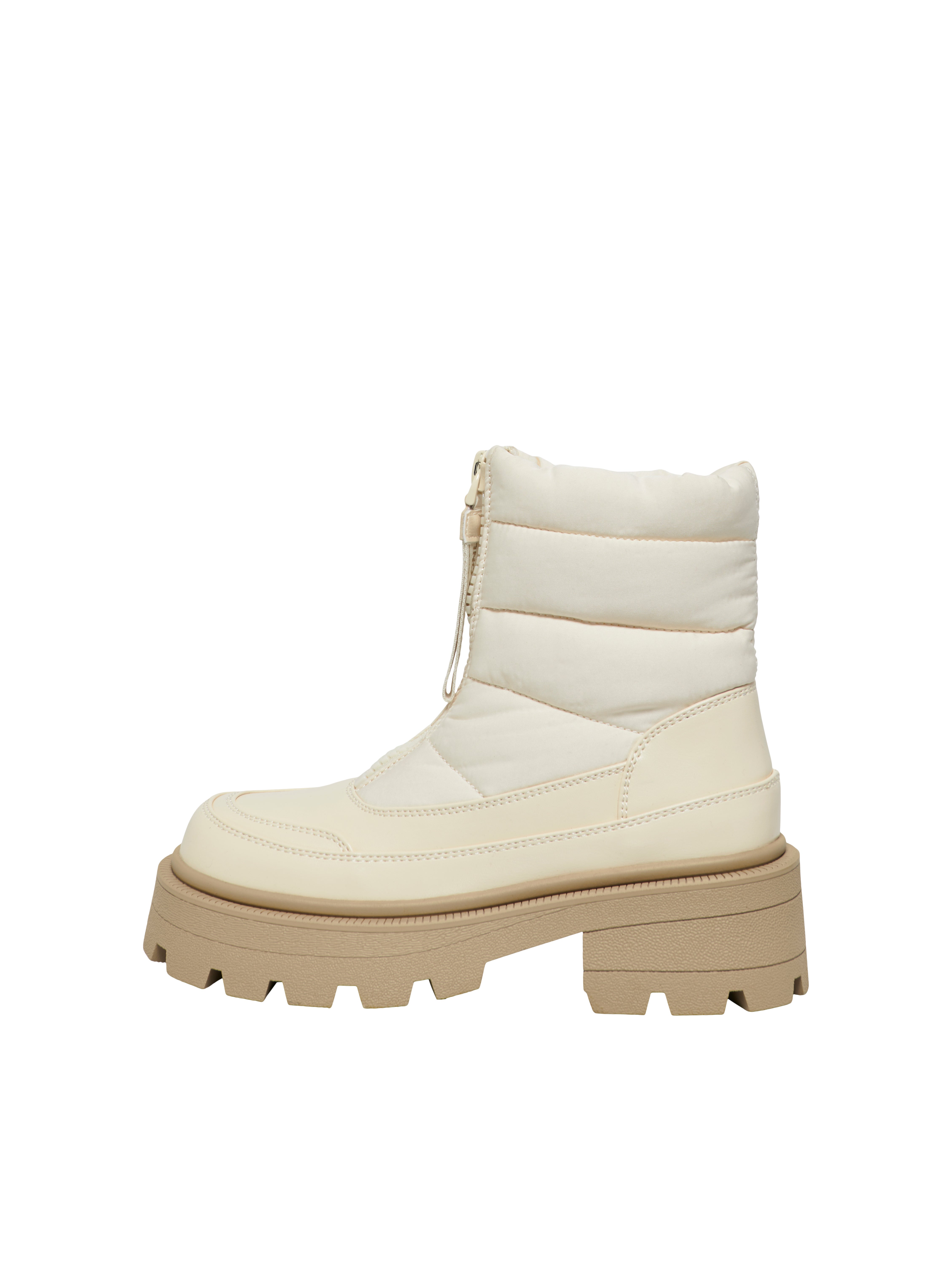 Bottes Bout rond Blanc cass ONLY