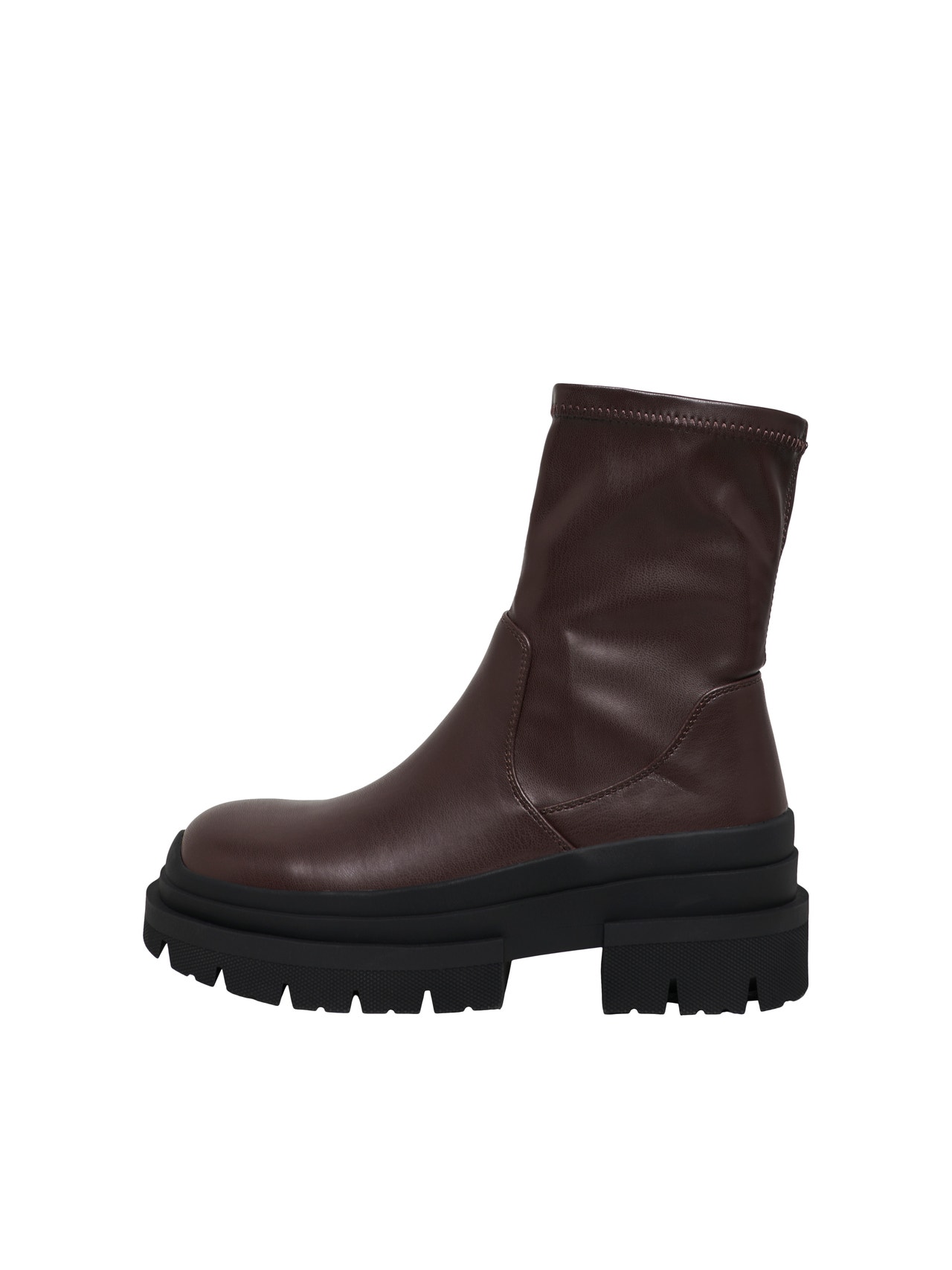 ONLY Mandelformet tå Boots -Brown Stone - 15304757