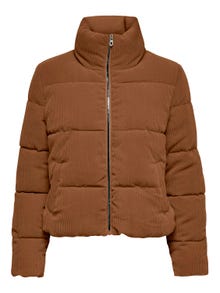 ONLY High stand-up collar Quilted Jacket -Argan Oil - 15304768