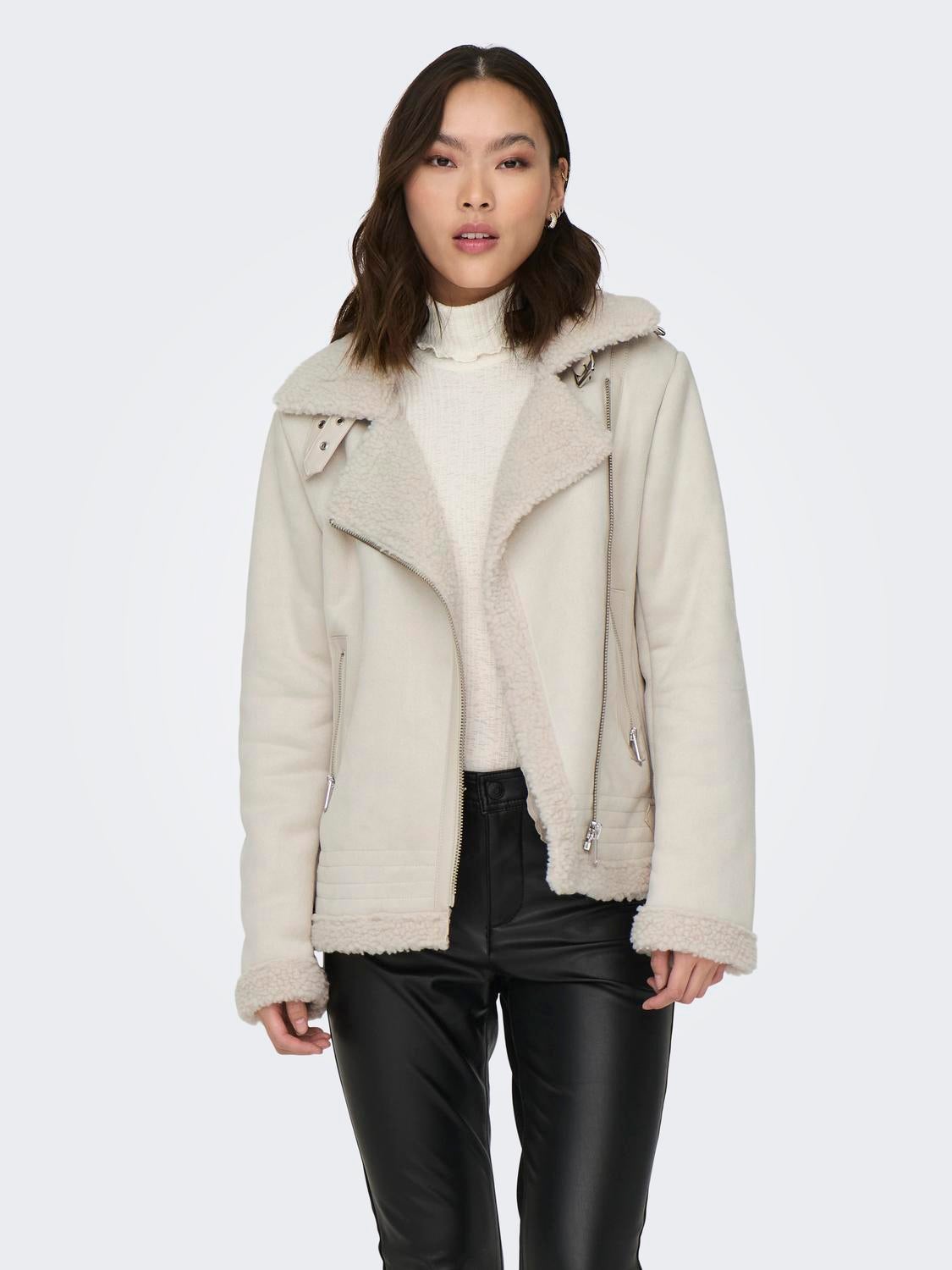 ONLNEWDIANA Aviator jacket Light Grey ONLY