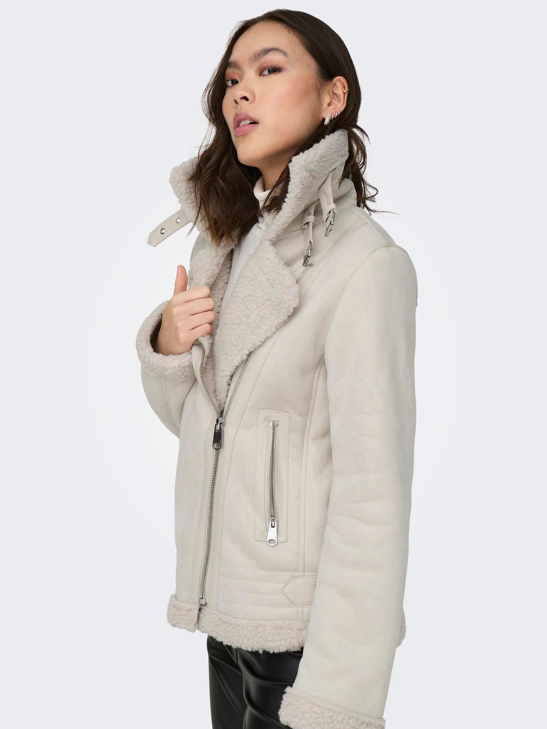 ONLNEWDIANA Aviator jacket | Light Grey | ONLY®