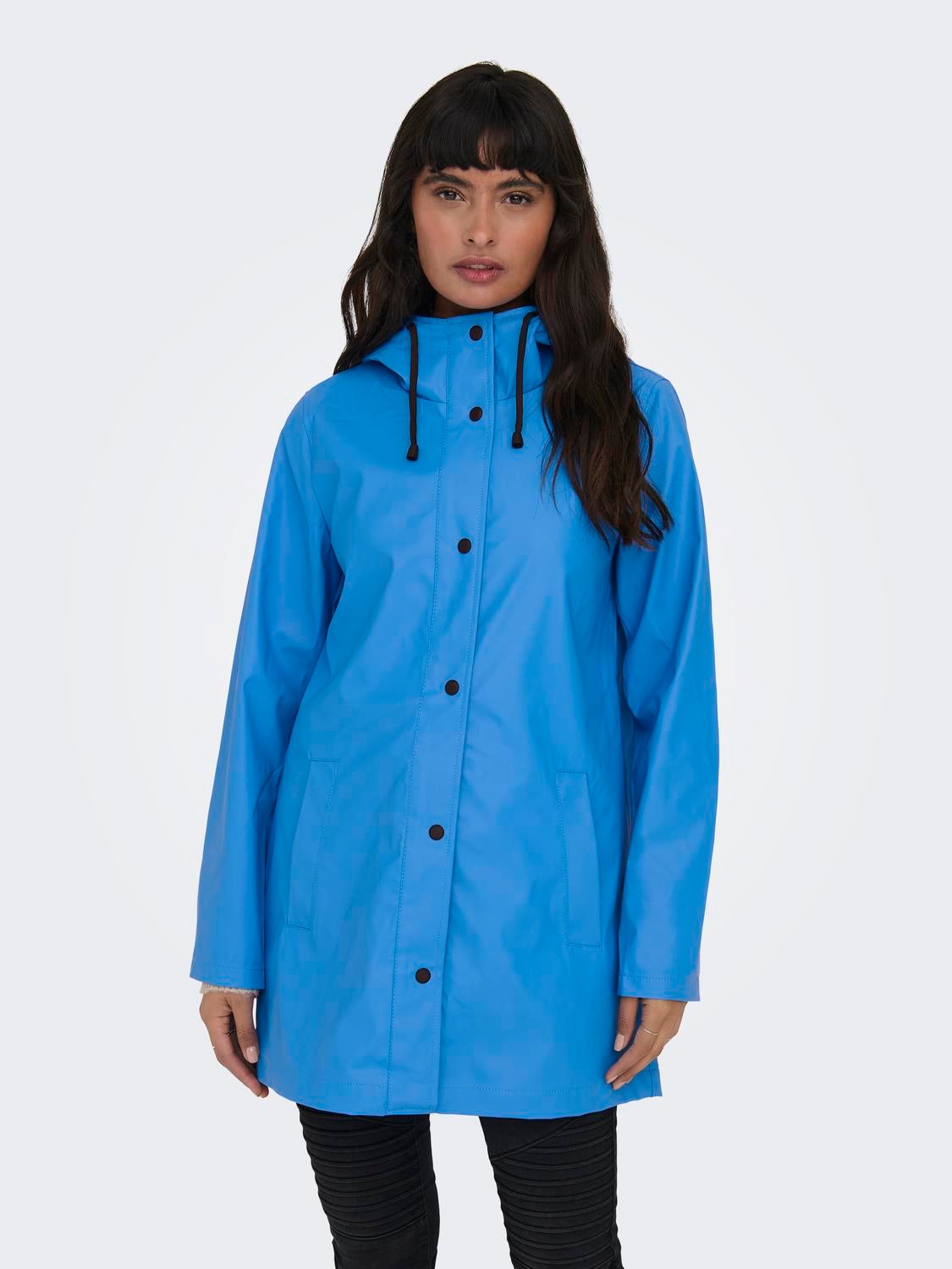 Hooded sales rain parka