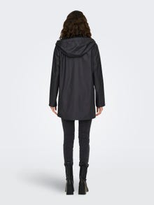 ONLY Long rain jacket with buttons  -Phantom - 15304784