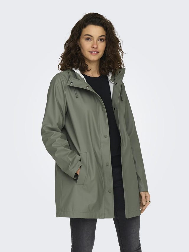 Dianli Jacket Coats for Women Long Sleeve Loose Casual Fashion Cozy Solid  Rain Jacket Outdoor Plus Size Hooded Raincoat Windproof Up to 65% Off 