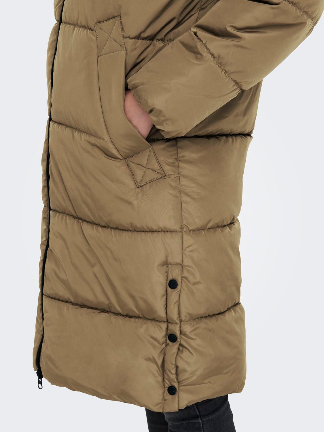 Light coat ONLY® puffer | Long | Brown