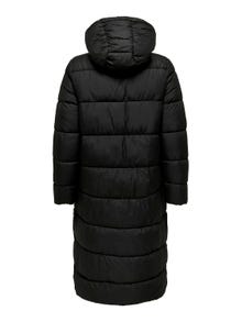 ONLY Long hood coat -Black - 15304791