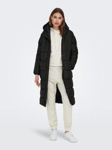 ONLY Hood Coat -Black - 15304791