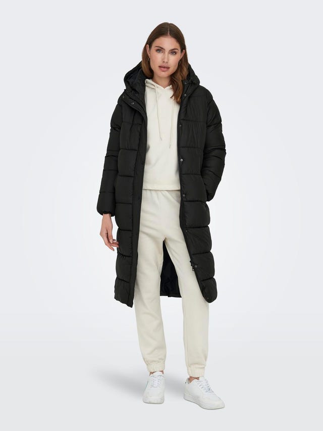 ONLY Long hood coat - 15304791