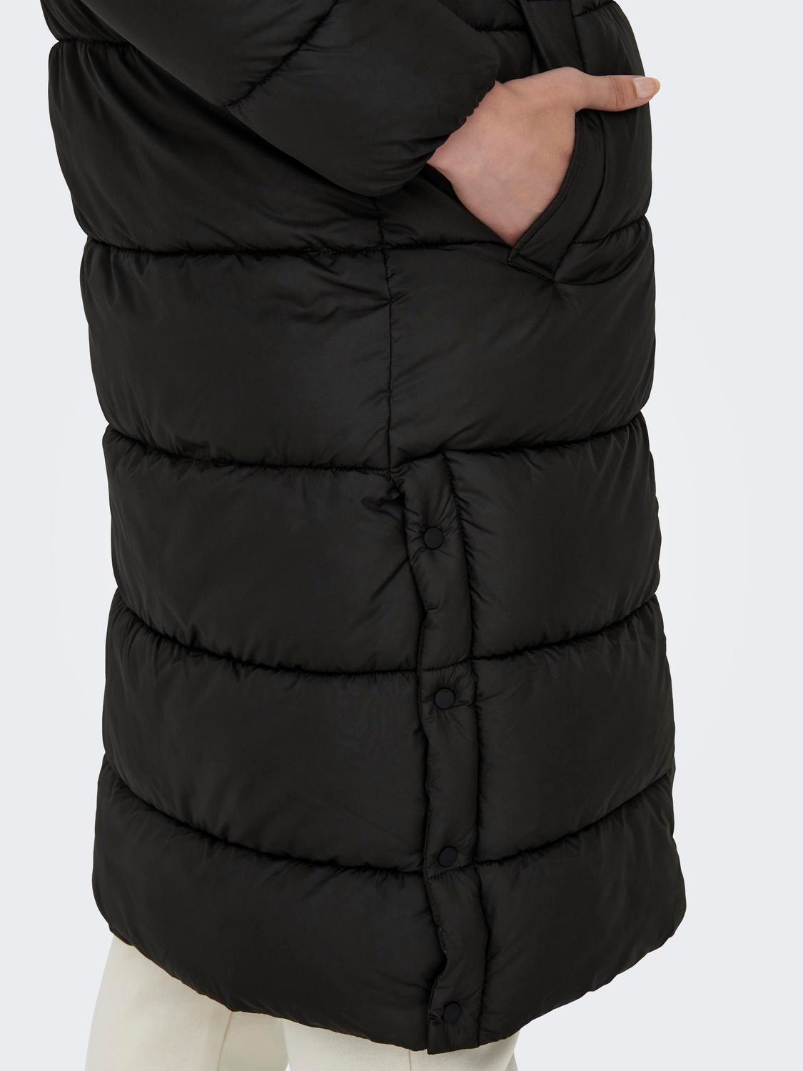 ONLY Long puffer coat -Black - 15304791