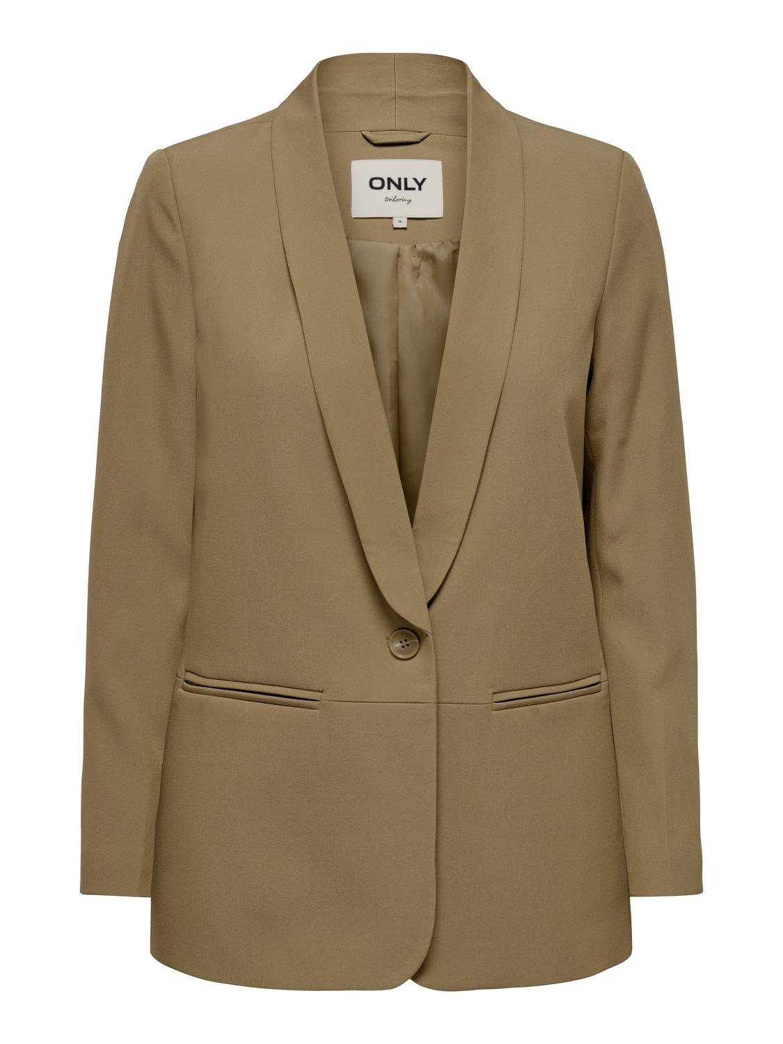 ONLY Classic box fit blazer -Toasted Coconut - 15304854
