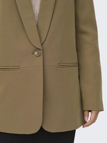 ONLY Regular Fit Reverse Blazer -Toasted Coconut - 15304854