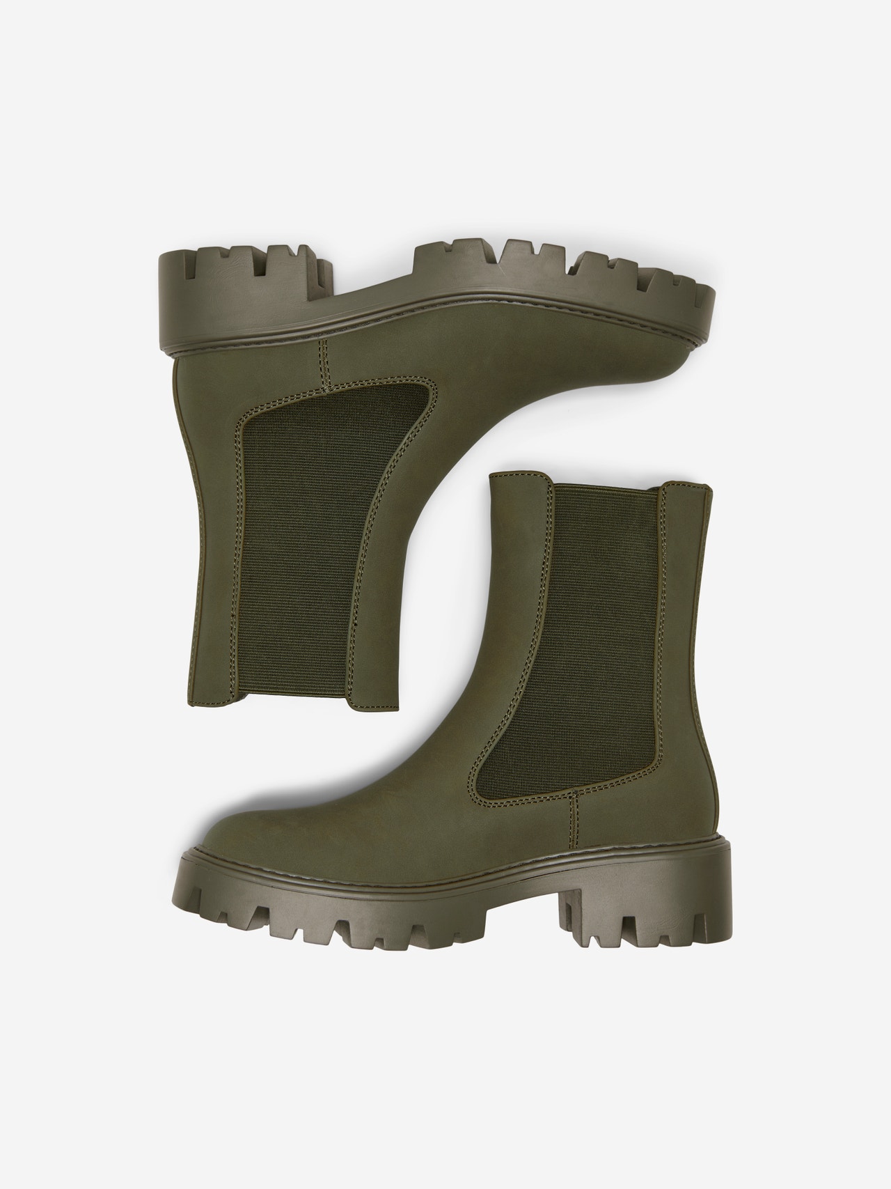 ONLY Chunky boots -Forest Green - 15304868