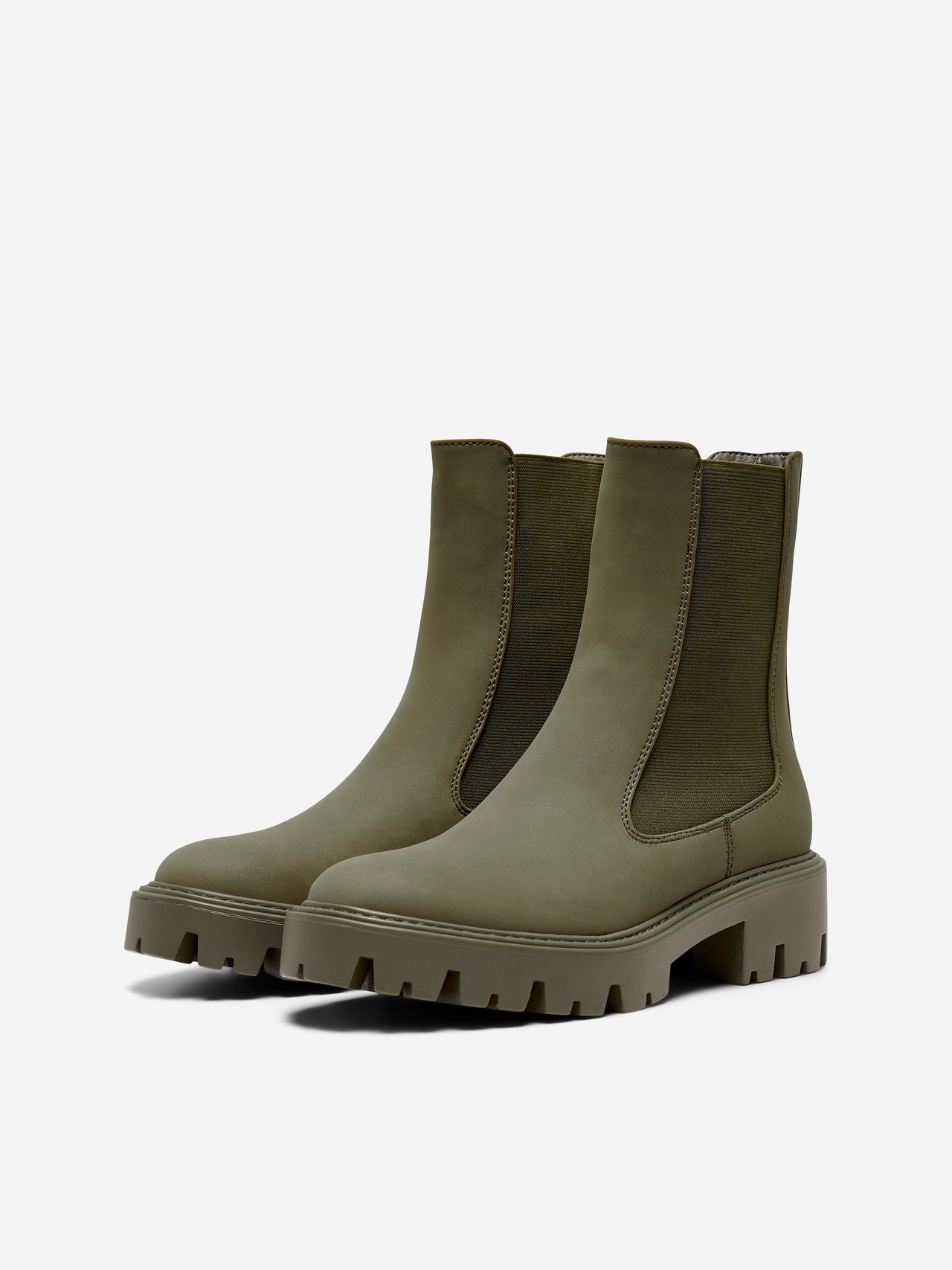 ONLY Mandelformet tå Boots -Forest Green - 15304868