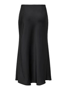 ONLY Mid waist Midi skirt -Black - 15304905