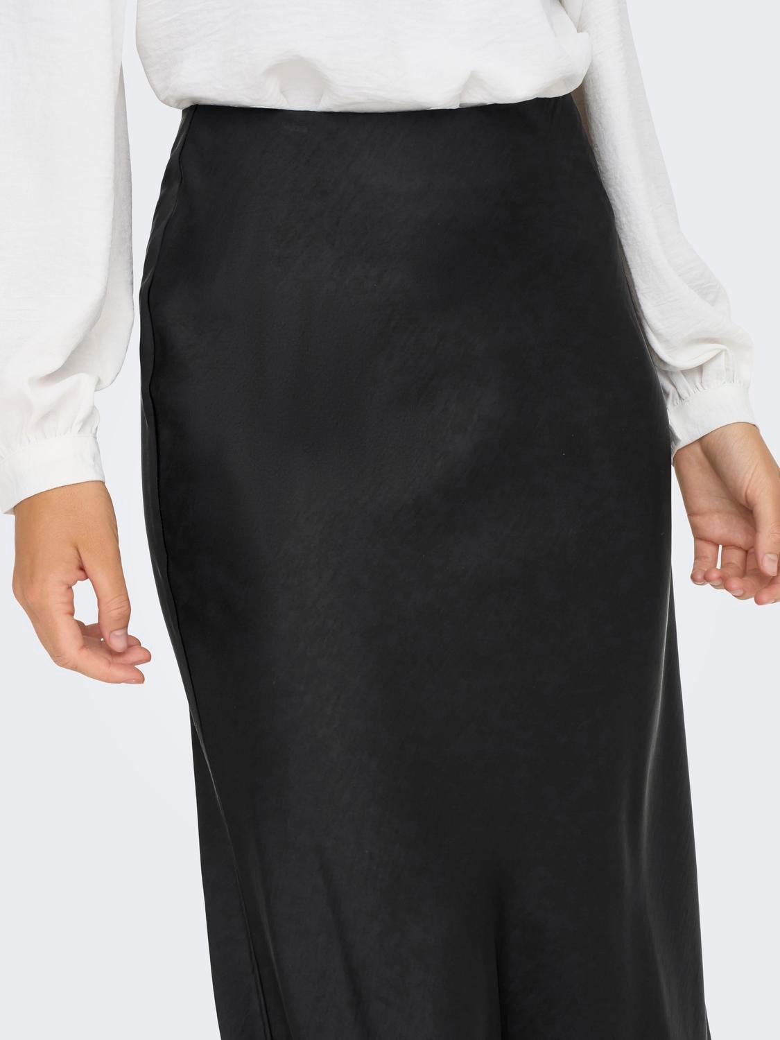 ONLY Midi skirt -Black - 15304905