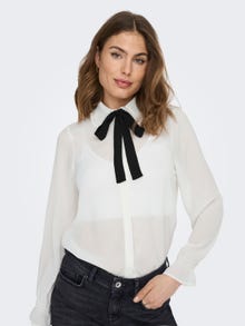 ONLY Regular fit Overhemd kraag Overhemd -Cloud Dancer - 15304934