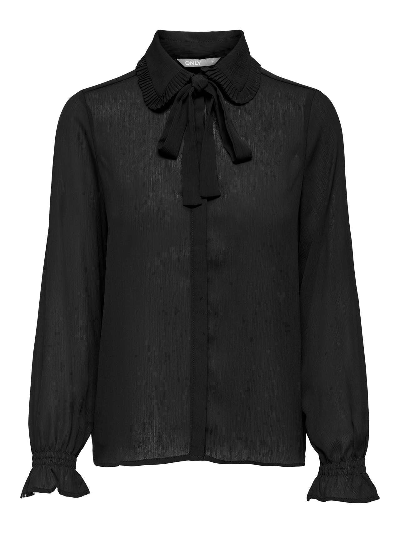 Shirt With Bow Detail | Black | ONLY®