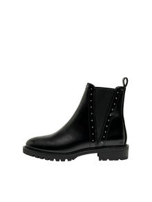 ONLY Faux leather boots -Black - 15304947