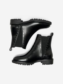 ONLY Imiteret læder støvler -Black - 15304947