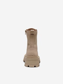 ONLY Bottes Bout rond -Camel - 15304974