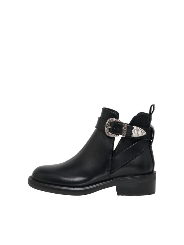 ONLY Faux leather boots with buckle - 15304987