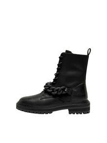 ONLY Round toe Boots -Black - 15304989
