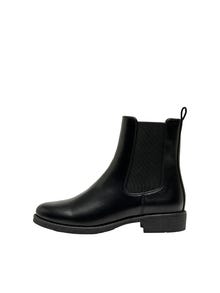 ONLY Faux leather boots -Black - 15304990