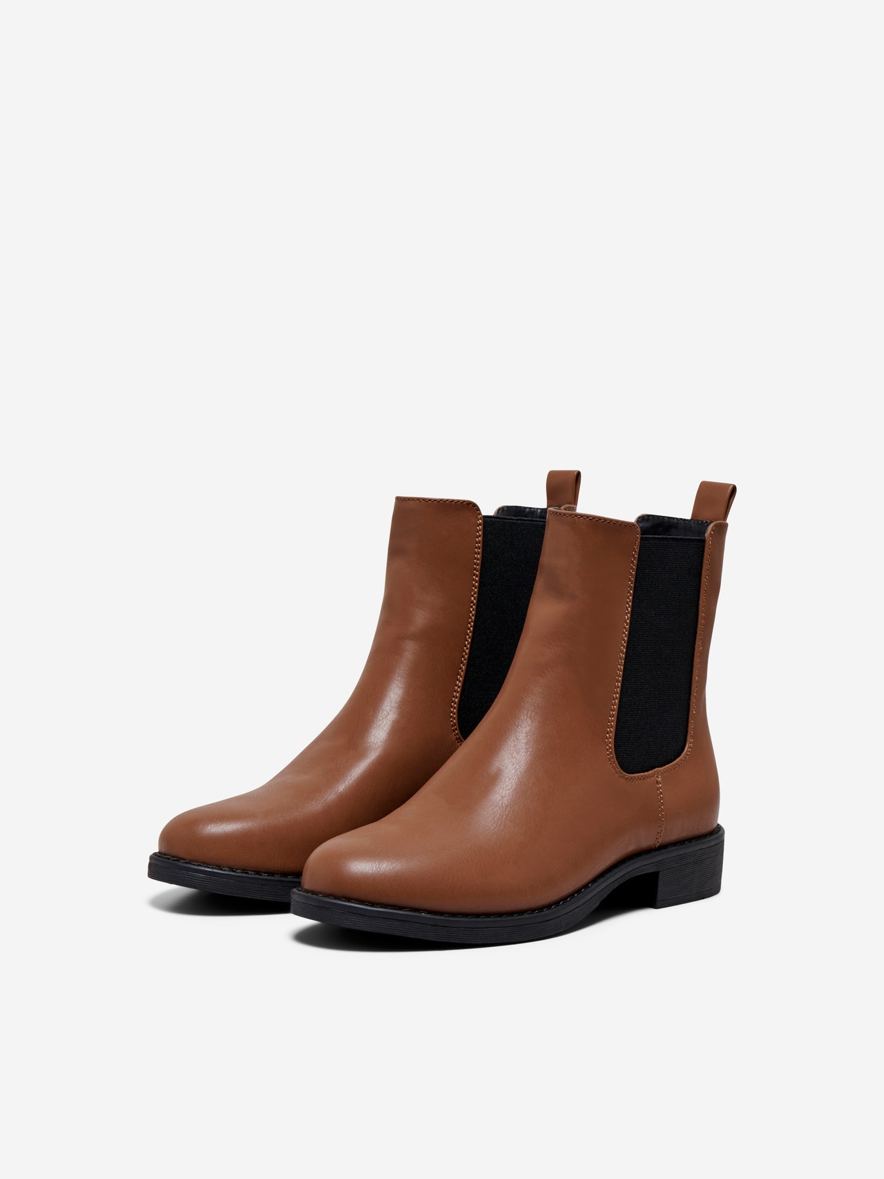ONLY Mandelformet tå Boots -Brown Stone - 15304990