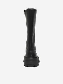 ONLY Faux leather boots  -Black - 15304992