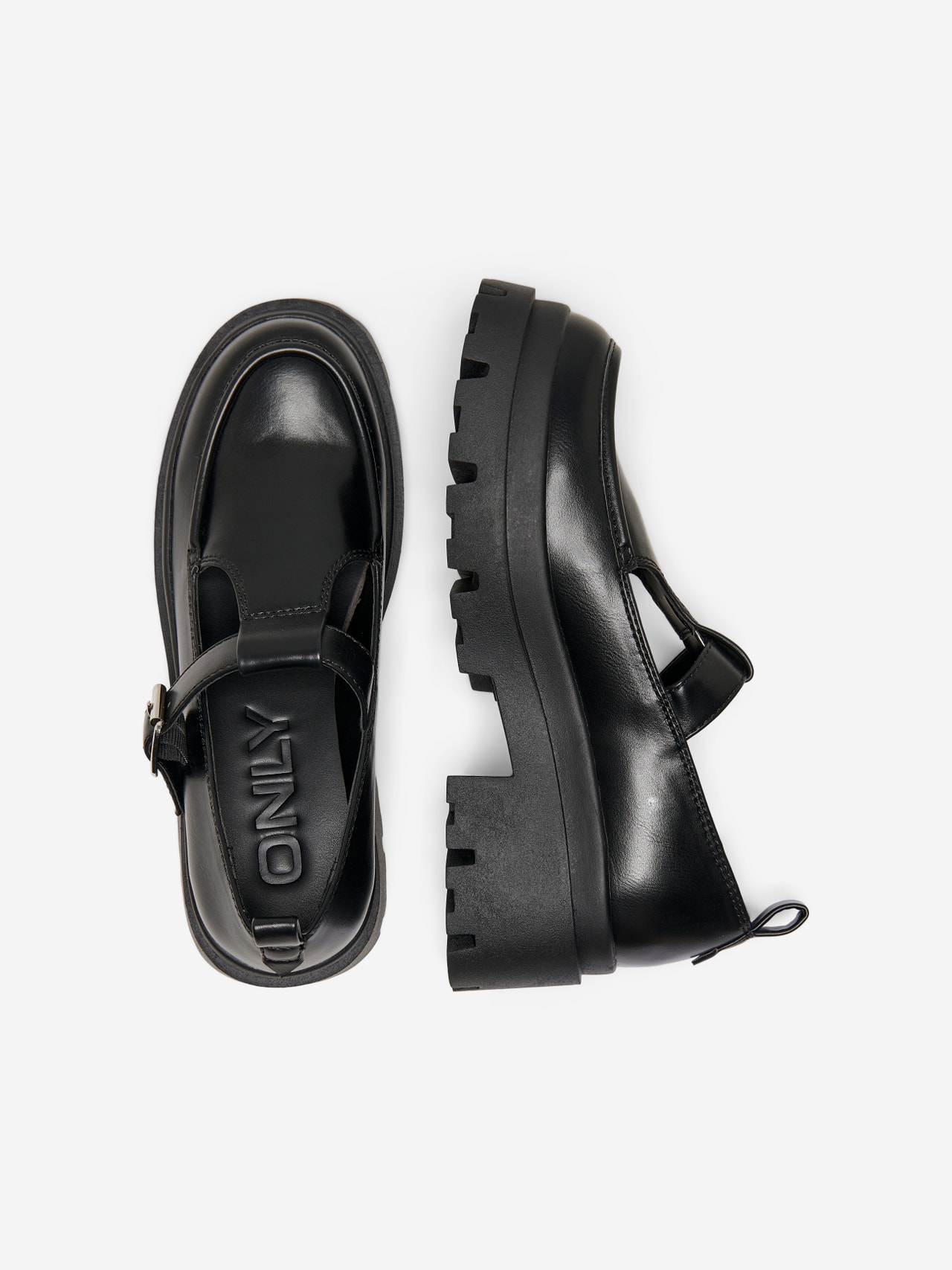 ONLY Round toe Strap detail Other Shoes -Black - 15304995