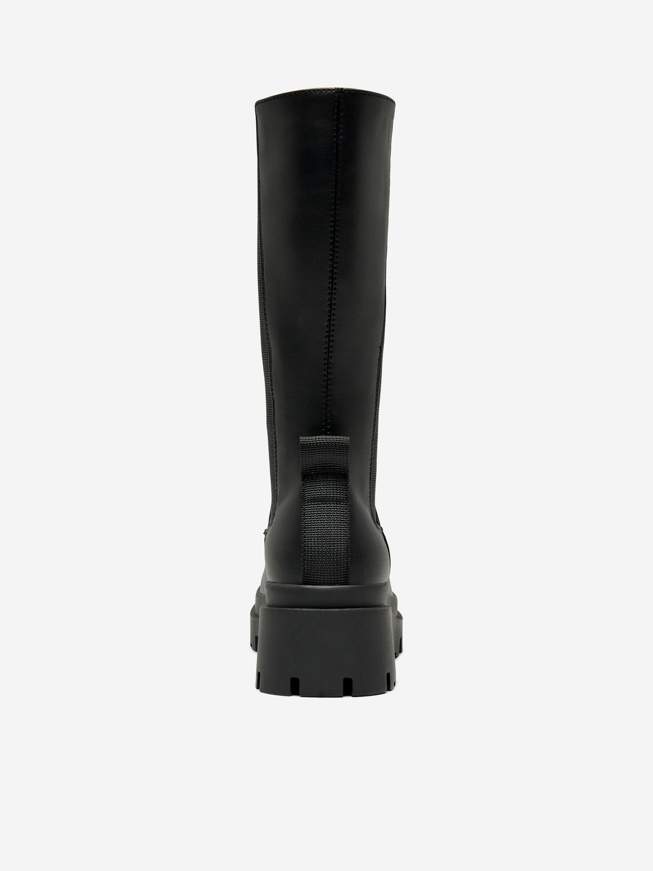 ONLY Imiteret læder støvler -Black - 15304996