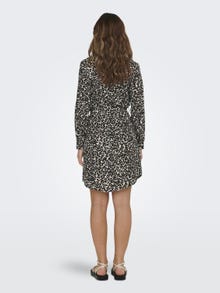 ONLY Regular Fit Kinakrage Kort kjole -Pumice Stone - 15305403