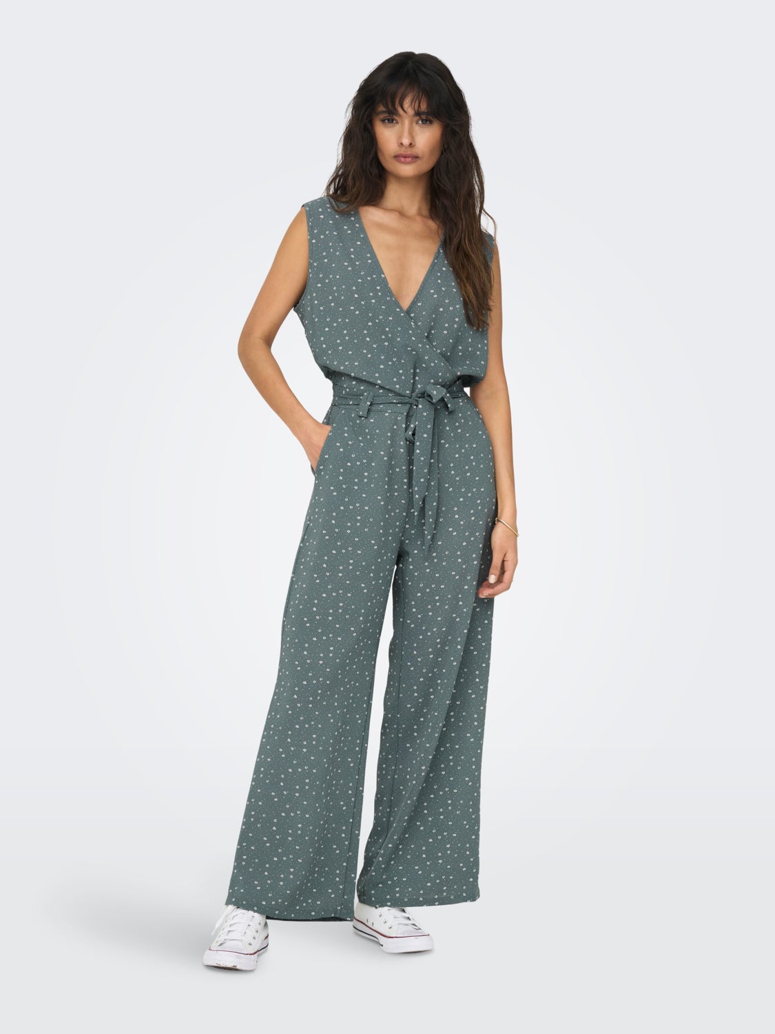 Only hot sale green jumpsuit