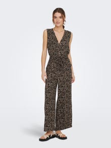 ONLY Wrap Jumpsuit -Toasted Coconut - 15305433