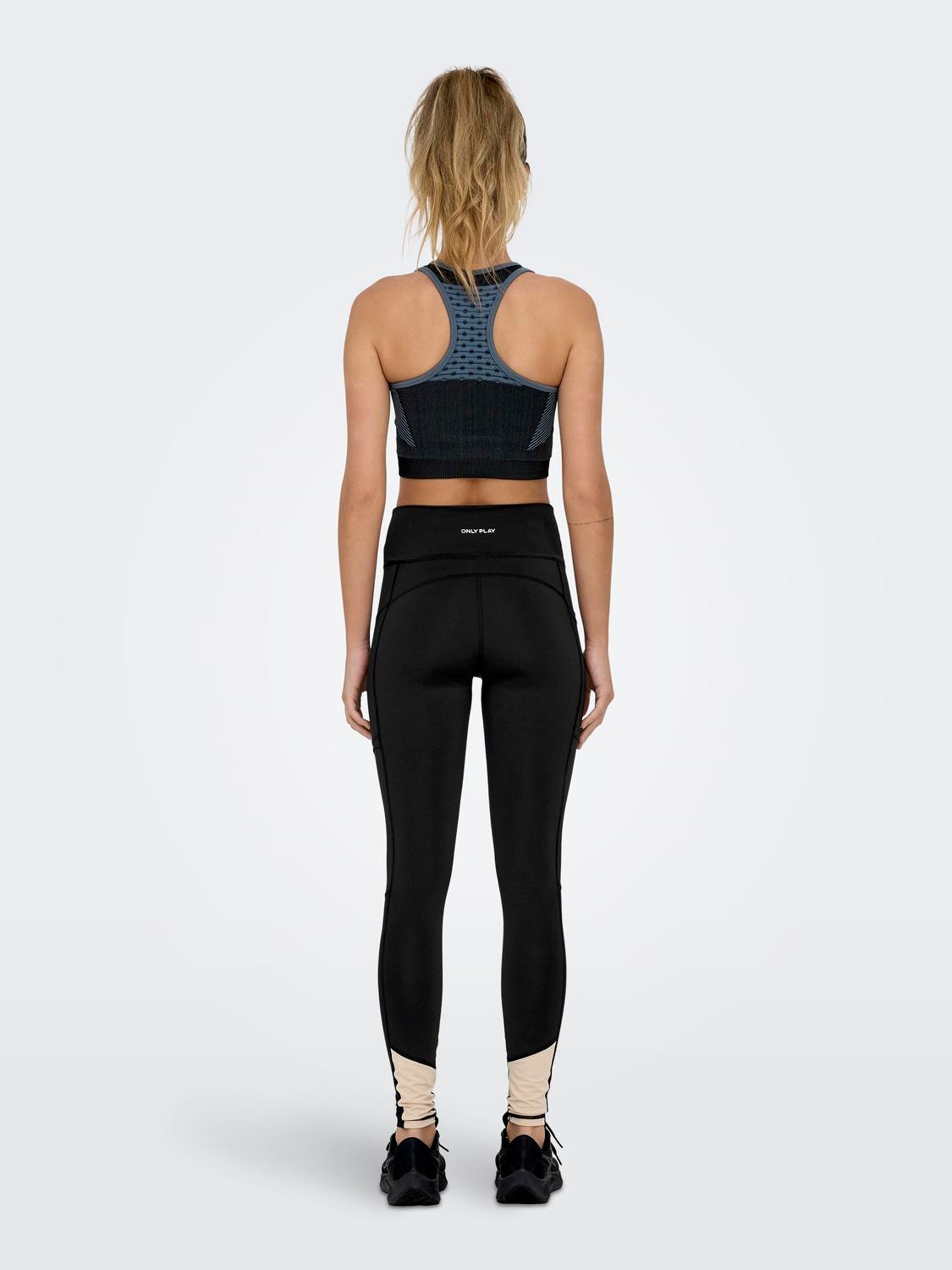 ONLY Leggings Tight Fit Taille haute -Black - 15305447