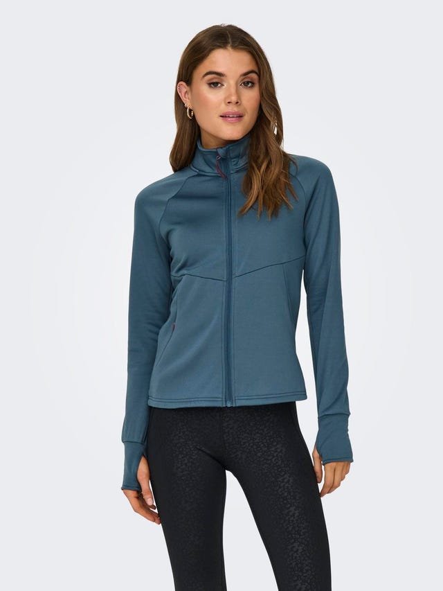 ONLY High neck Thumbhole cuffs Jacket - 15305474