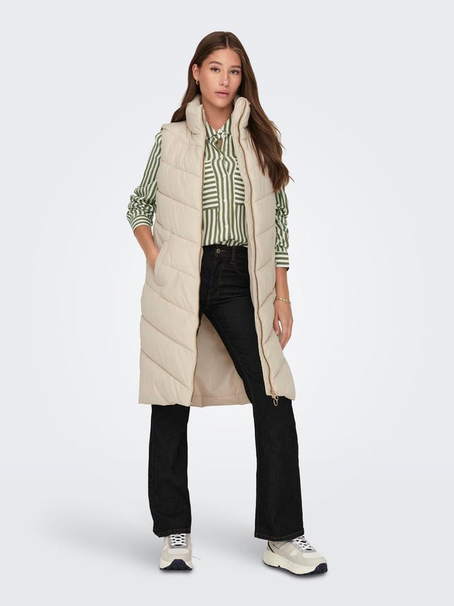 ONLY Long vest with high neck - 15305655
