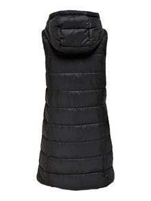 ONLY Gilets anti-froid Capuche -Black - 15305665