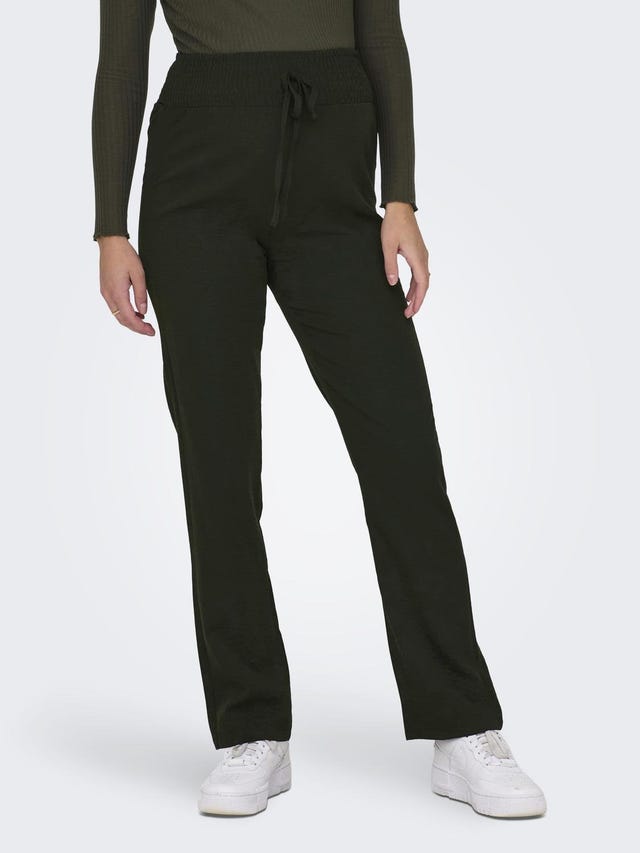 ONLY Pantalons cargo Straight Fit Taille moyenne Grossesse - 15305692
