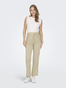 ONLY Straight Fit Mid waist Maternity Cargo Trousers -Safari - 15305692