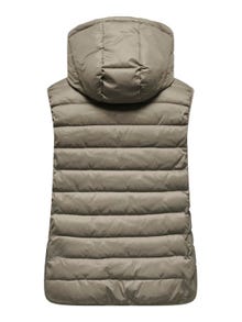 ONLY Gilets anti-froid Capuche -Walnut - 15305695
