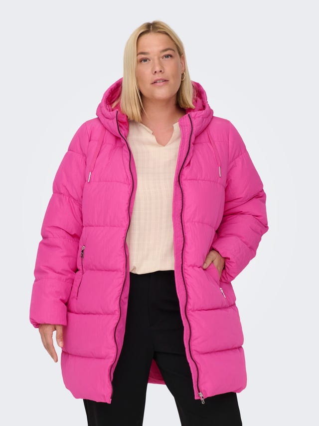 ONLY curvy Hooded puffer coat - 15305699