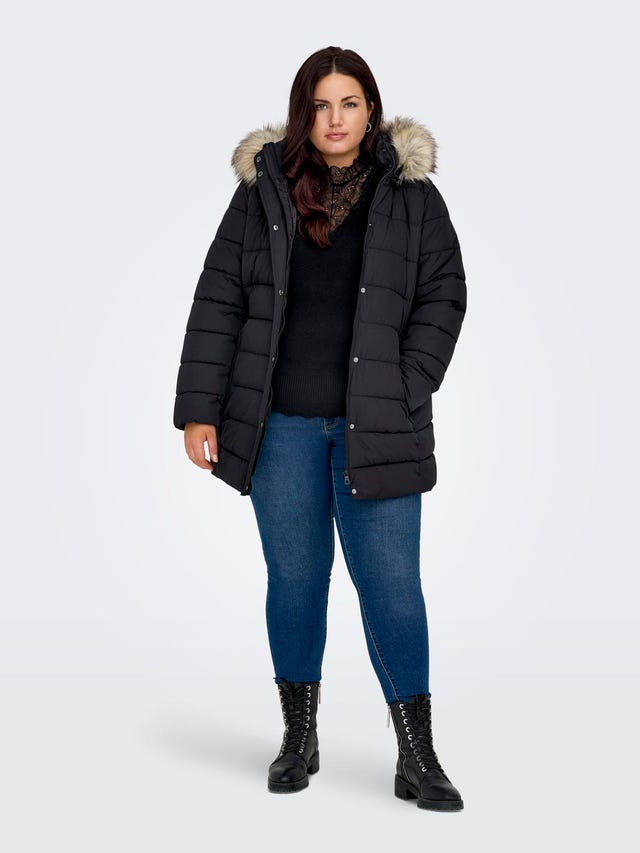 ONLY Curvy jacket with hood - 15305701