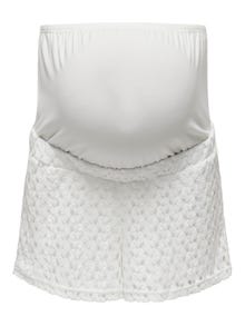 ONLY OLMCAMELIA Regular Fit Short -Cloud Dancer - 15305709