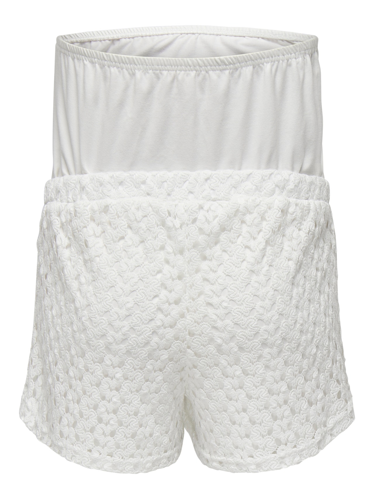 ONLY OLMCAMELIA Regular Fit Short -Cloud Dancer - 15305709