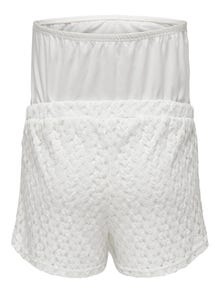 ONLY OLMCAMELIA Regular Fit Short -Cloud Dancer - 15305709