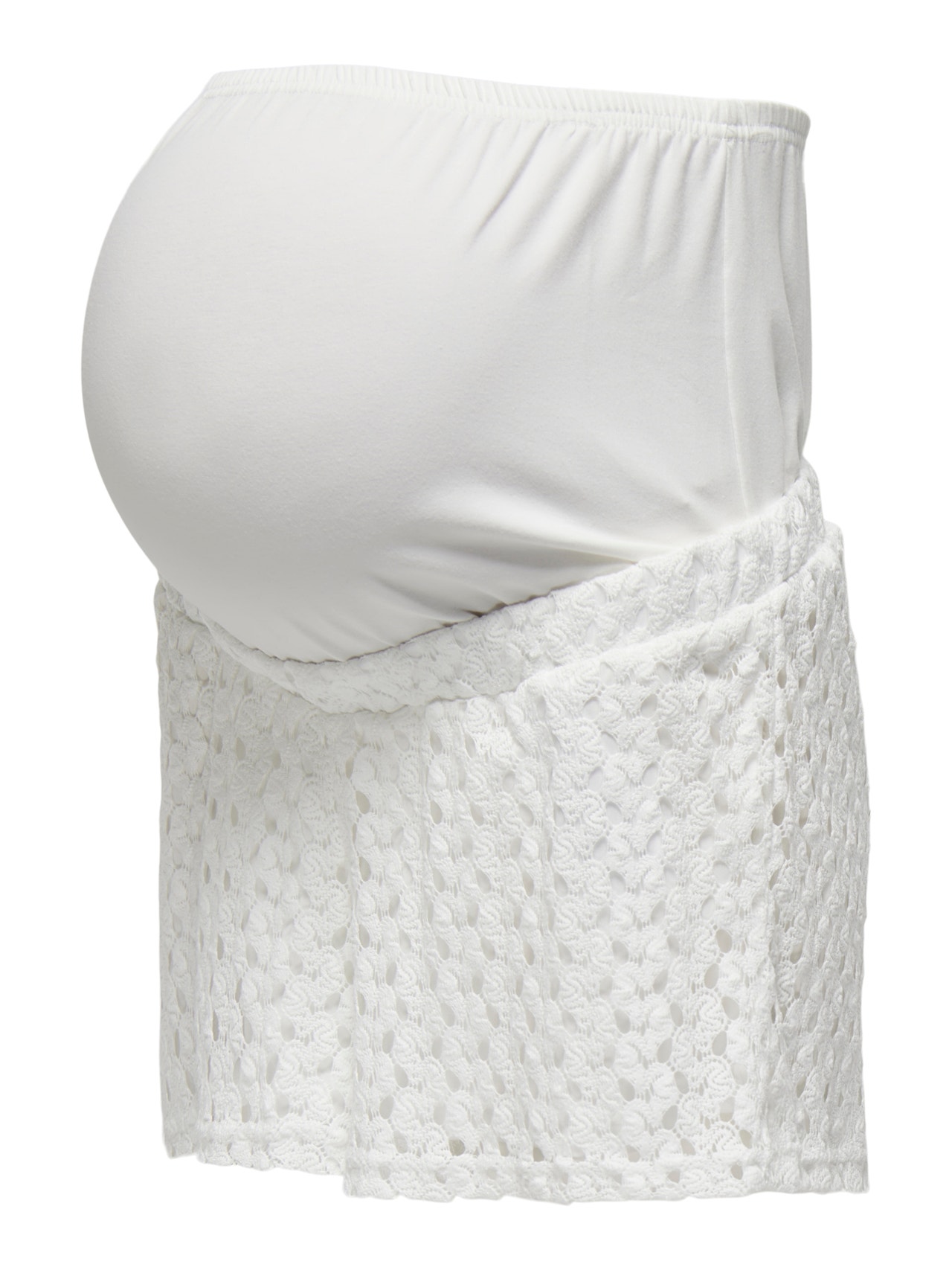 ONLY OLMCAMELIA Regular Fit Short -Cloud Dancer - 15305709