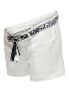 ONLY Regular fit Zwangerschap Shorts -Bright White - 15305718